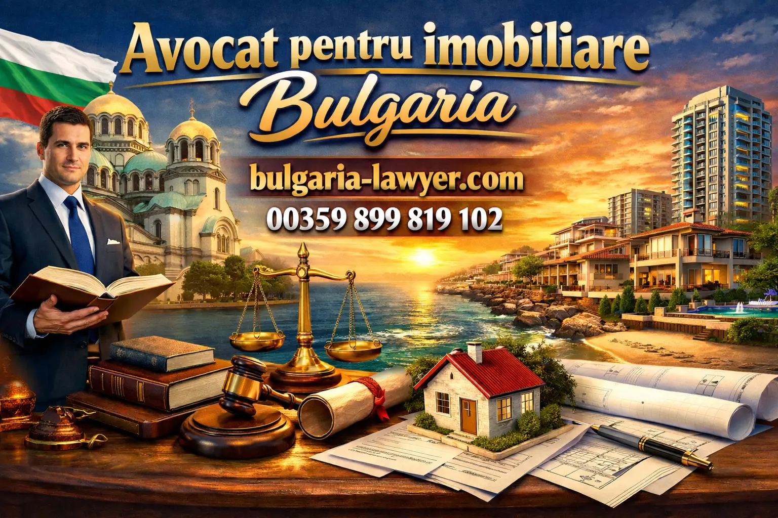 Avocat imobiliar în Bulgaria cu limba română